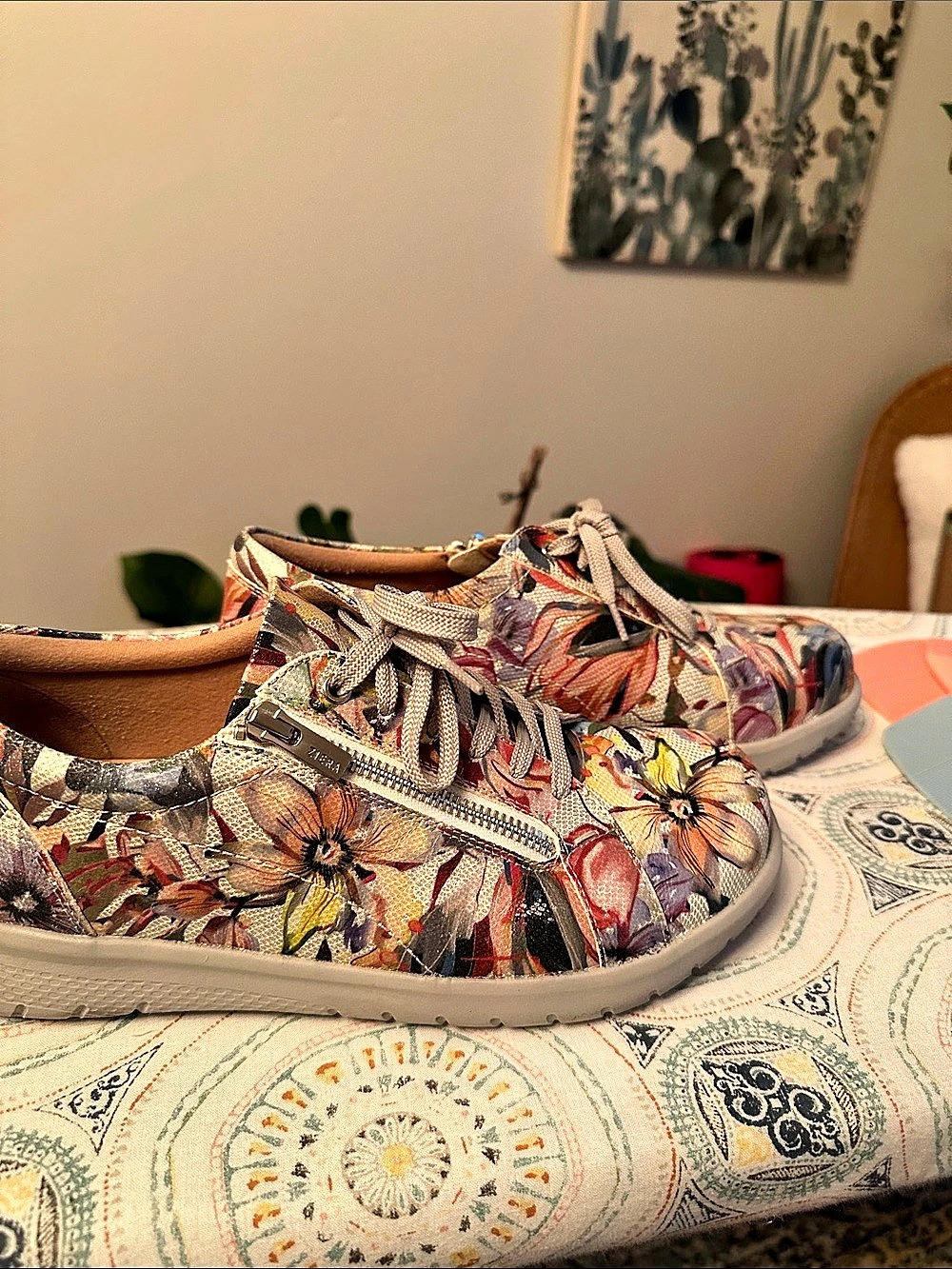 Ziera Super Support XF Floral Sneakers Multicolor